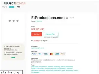 etproductions.com