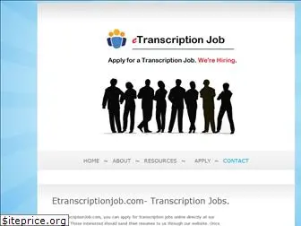 etranscriptionjob.com