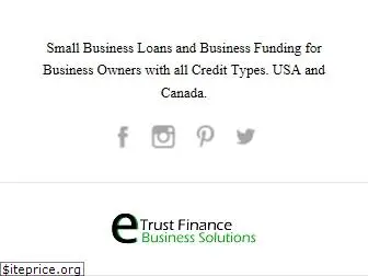 etrustbusinessfinance.com