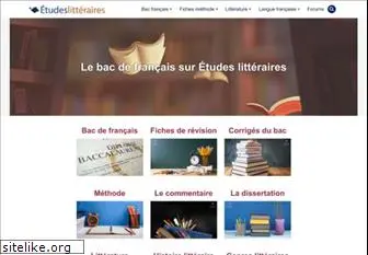 etudes-litteraires.com