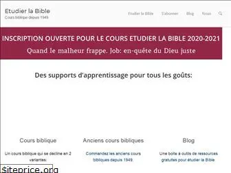 etudierlabible.ch