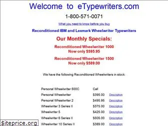 etypewriters.com