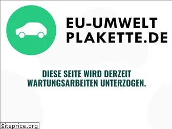 eu-umweltplakette.de