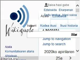 eu.wikiquote.org