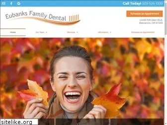 eubanksfamilydental.com