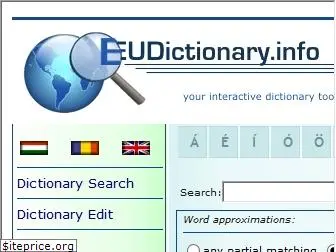 eudictionary.info