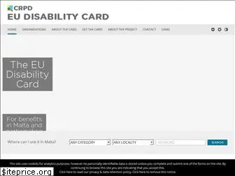 www.eudisabilitycard.org.mt