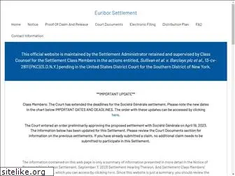 euriborsettlement.com