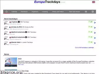 europatrackdays.com