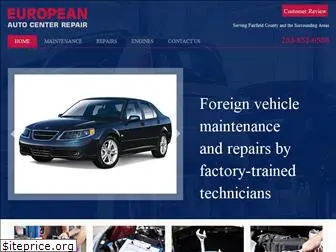 europeanautocenterrepair.com