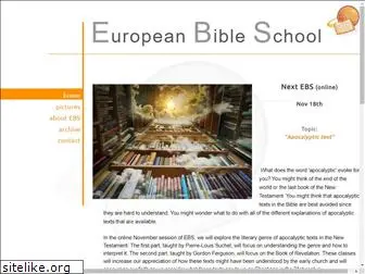 europeanbibleschool.org