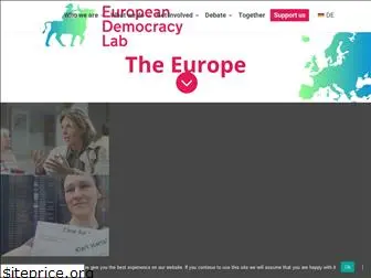 europeandemocracylab.org