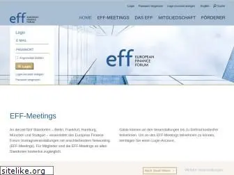 europeanfinanceforum.org