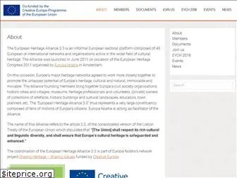 europeanheritagealliance.eu