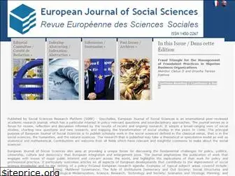 europeanjournalofsocialsciences.com