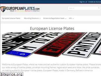 europeanplates.com