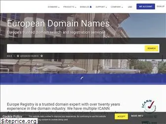 europeregistry.com