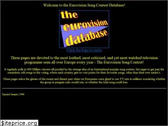 eurovisiondatabase.co.uk