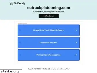 eutruckplatooning.com