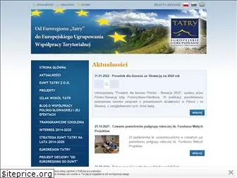 euwt-tatry.eu