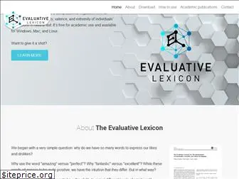 evaluativelexicon.com