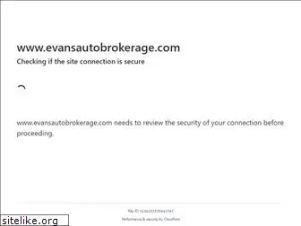 evansautobrokerage.com