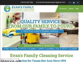 evansfamilycleaningservice.com