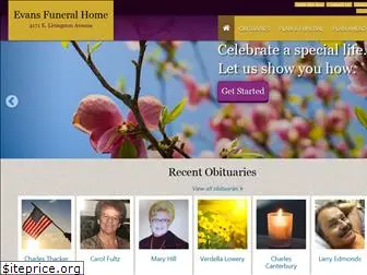 evansfuneralhome.net