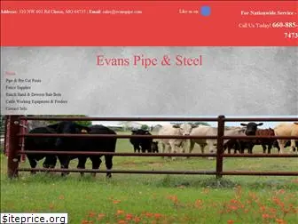 evanspipeandsteel.com