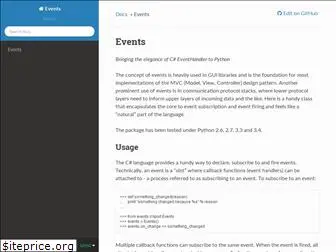 events.readthedocs.org