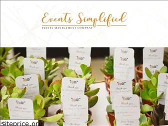 eventssimplifiedweddings.com