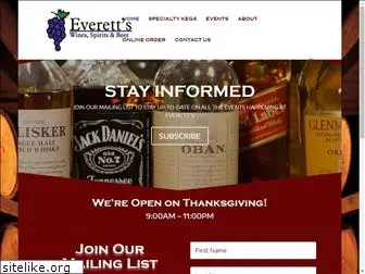 everettsliquor.com