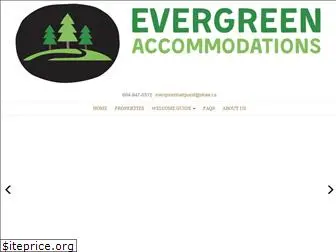 evergreenaccommodations.com