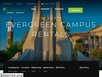 evergreencampusrentals.com