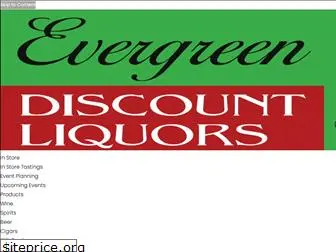 evergreendiscountliquors.com