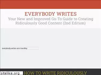 everybodywrites.com