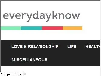 everydayknow.com