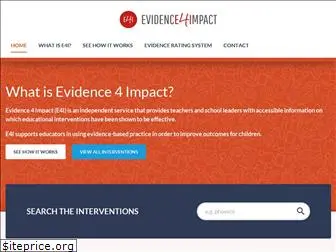 evidence4impact.org.uk