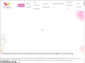 evidenceforlearning.net