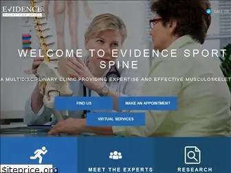 evidencesportandspinal.com