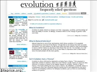 evolutionfaq.com
