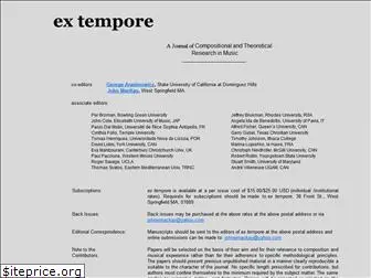 ex-tempore.org