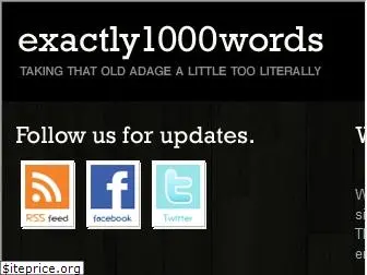 exactly1000words.com