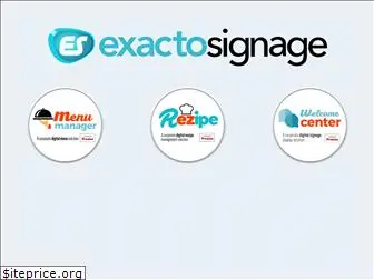 exactosignagesolutions.com