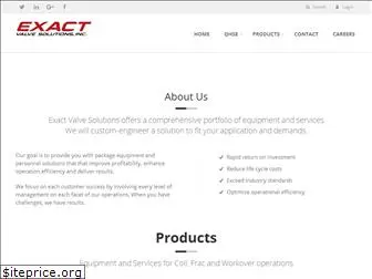 exactvalvesolutions.com