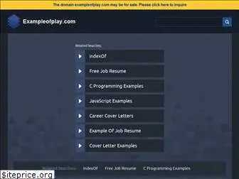 exampleofplay.com