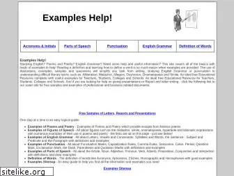 examples-help.org.uk