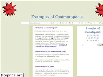 examples-of-onomatopoeia.com