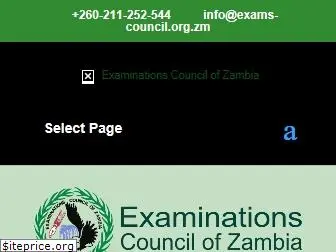 exams-council.org.zm