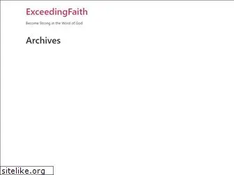 exceedingfaith.com